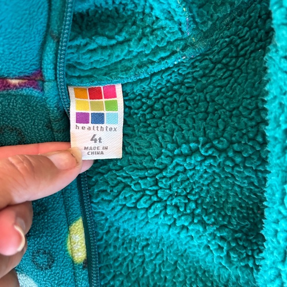 Sherpa hooded zip up jacket owls - Picture 4 of 4